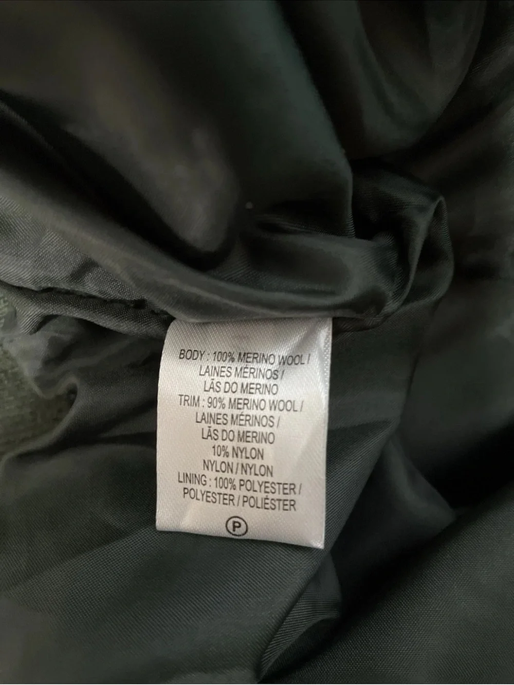 Fairway Greene Baruffa Merino Wool Sweater Vest Mens XL Green Quarter Zip Lined
